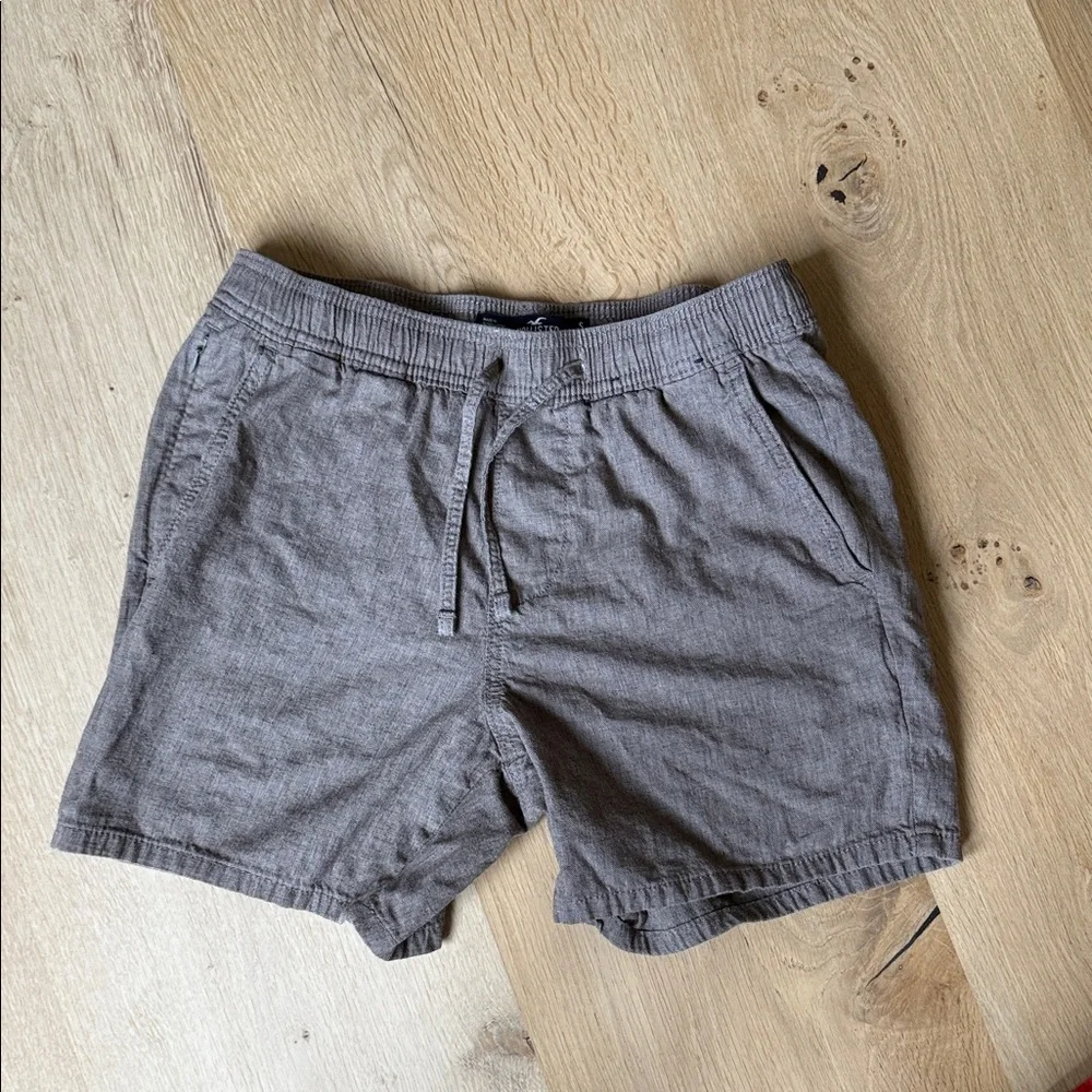 Hollister Brown Casual Drawstring Shorts